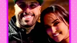 	<p>Daniela Darcourt posó con Nicky Jam para esta foto</p>