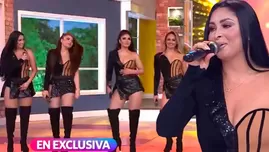 Pamela Franco hizo su presentación oficial como nueva integrante de Puro Sentimiento. 