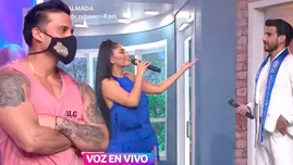 Pamela Franco le cantó Qué bonito a Varo Vargas frente a Christian Domínguez.