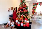 Paola Ruiz impacta con árbol de Navidad que trajo de Disney: "Fue una sorpresa para mis hijos"