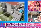 Paola Ruiz mostró cómo va la construcción de su mansión en Tarapoto