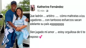 Perú vs. Brasil: esposa de Pedro Aquino arremetió contra árbitro Julio Bascuñán