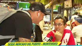 Hincha peruano confiesa en vivo que su esposa no sabe que se endeudó por el partido