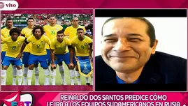 	<p>Reinaldo Dos Santos: Brasil será campeón en Rusia 2018.</p>