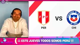 Reinaldo Dos Santos y su pronóstico para el partido Perú vs. Chile 