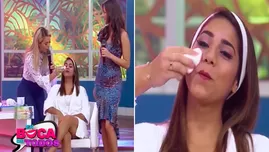 	<p>Sheyla Rojas presentó desmaquillante natural casero.</p>