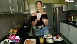 	<p>Sheyla Rojas presentó su dieta para bajar de peso.</p>