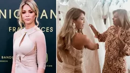 	<p>Sheyla Rojas: ¿Quién es la diseñadora de su vestido de novia?</p>