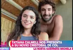 Tatiana Calmell presentó en TV a su pareja Cristóbal de Col