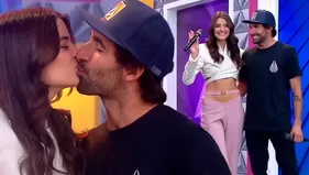 Tatiana Calmell y su novio Cristóbal de Col se presentaron por primera vez juntos en televisión