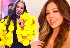 Thalía emocionó al máximo a Marianita Espinoza al repostear y comentar su baile de "Amarillo azul"