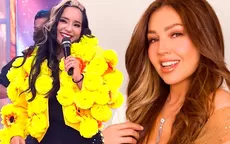 Thalía emocionó al máximo a Marianita Espinoza al repostear y comentar su baile de "Amarillo azul" - Noticias de thalia-estabridis