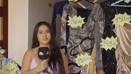 Thamara Gómez remata su ropa con prendas desde 5 hasta 40 soles.