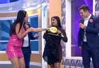 Thamara Gómez remata sus vestidos en vivo y Tula Rodríguez se los regala a Brunella Torpoco