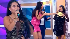 Thamara Gómez remata sus vestidos en vivo y Tula Rodríguez se los regala a Brunella Torpoco