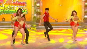 Thamara Gómez se robó todas las miradas bailando la cumbia "Mix Valentina"