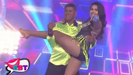 	<p>Tula Rodríguez y el Puma Carranza sorprendieron bailando cumbia.</p>