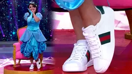 	<p>Tula Rodríguez recibió sus zapatillas Gucci gracias a Reinaldo Dos Santos.</p>