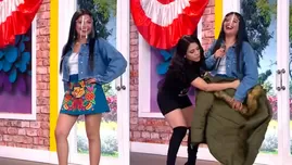 	<p>Tula Rodríguez se molestó al ver a Wendy Sulca en minifalda.</p>