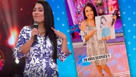 	<p>Tula Rodríguez recordó su época de vedette con inédita foto.</p>