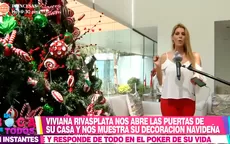 Viviana Rivasplata mostró la hermosa decoración navideña de su casa - Noticias de viviana