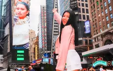 Wendy Sulca aparece en Times Square por primera vez: "Es un sueño hecho realidad" - Noticias de ���������������KaKaoTalk:PC53���200%������ ��������� ������ ������������������������������