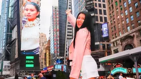 Wendy Sulca aparece en Times Square por primera vez: "Es un sueño hecho realidad"