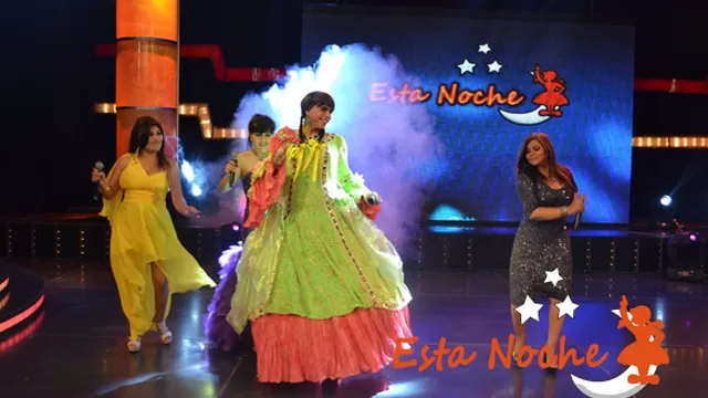 	La Chola Chabuca junto a Ruth Karina, Rossy War y Ada