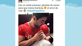 	<p>Andrea San Martín y Sebastián se convirtieron en padres</p>