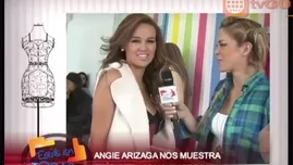 	<p>Angie Arizaga nos muestra su faceta de empresaria.</p>