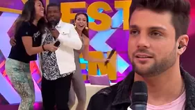 Cathy Sáenz regresó a "Estás en todas" y así reaccionó Nicola Porcella