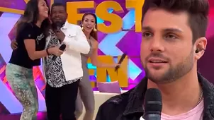 Cathy Sáenz regresó a "Estás en todas" y así reaccionó Nicola Porcella