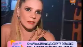 	<p>Johanna San Miguel habló sobre éxito de Asu Mare 2</p>