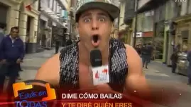 	<p>Juan Pablo Bezada realiz&oacute; reto del baile en la calle.</p>