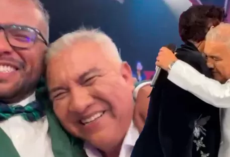 Manolo Rojas en su última aparición pública | Composición: Katherine Lozano