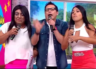 Manolo y su imitación a Tula | Composición: Katherine Lozano