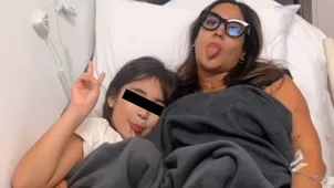 Melissa Paredes preocupó al aparecer internada en la clínica