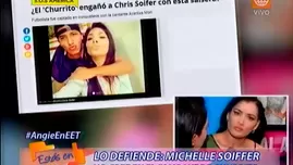 	<p>Micheille defendió a Churrito Hinostroza de ampay</p>