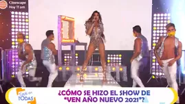 Michelle Soifer interpretó tema musical de Danna Paola en Ven Año Nuevo 2021