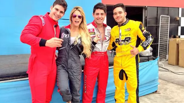 	Mira c&oacute;mo se divirtieron Sheyla, Benjam&iacute;n y Sebasti&aacute;n en carrera de karts.