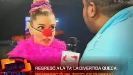 	<p>Queca brind&oacute; una divertida entrevista a Choca.</p>