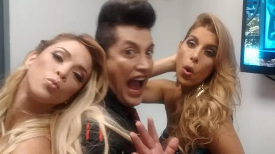 	Mira los divertidos selfies de Sheyla Rojas, Viviana y Koki Bela&uacute;nde.