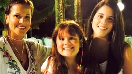 	<p>Mónica Sánchez presentó a sus hijas en televisión con estas imágenes.</p>