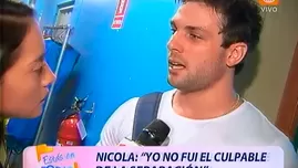 Nicola Porcella: Yo no fui el culpable de la separación