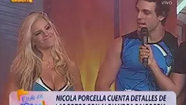 	<p>&iquest;Nicola Porcella y Alejandra Baigorria se besaron? Mira qu&eacute; dijo el guerrero.</p>