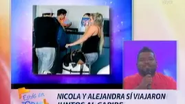 	<p>Nicola Porcella y Alejandra Baigorria s&iacute; viajaron juntos a Panam&aacute;.</p>