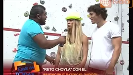 	<p>Patricio Parodi cumplió un divertido reto con Choca y Sheyla Rojas.</p>