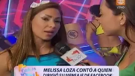 	<p>&iquest;A qui&eacute;n dedic&oacute; Melissa Loza pol&eacute;mico mensaje en Facebook?</p>