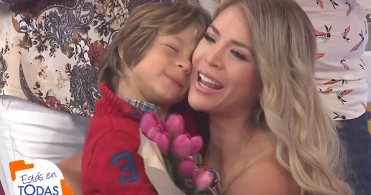 Sheyla Rojas Recibio Tierno Mensaje De Su Hijo Antonito Por Su Cumpleanos America Television