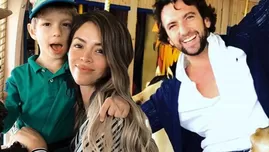 	<p>Sheyla Rojas y Antonio Pavón se reunieron para celebrar el cumpleaños de su hijo</p>